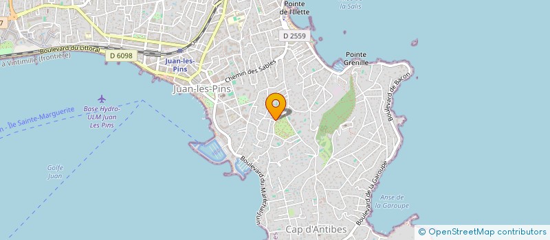 localisation de l'entreprise MONSIEUR FRANCESCO ROMANI à ANTIBES