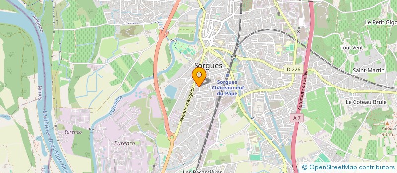 localisation de l'entreprise MONSIEUR FRANCESCO ROMEO à SORGUES