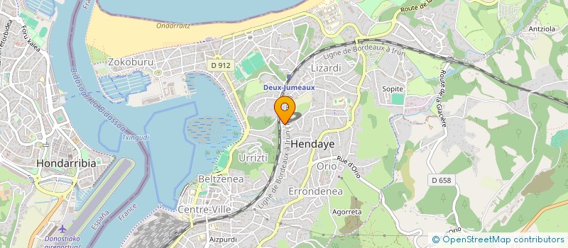 localisation de l'entreprise MONSIEUR FRANCESCO RONCAGLIA à HENDAYE