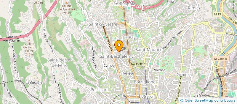 localisation de l'entreprise MONSIEUR FRANCESCO ROSANO à NICE