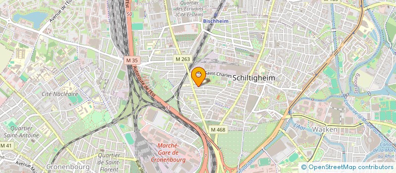 localisation de l'entreprise MONSIEUR FRANCESCO ROSSI  SCHILTIGHEIM