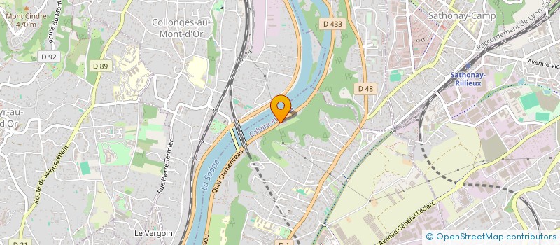 localisation de l'entreprise MONSIEUR FRANCESCO SANTIN à CALUIRE-ET-CUIRE