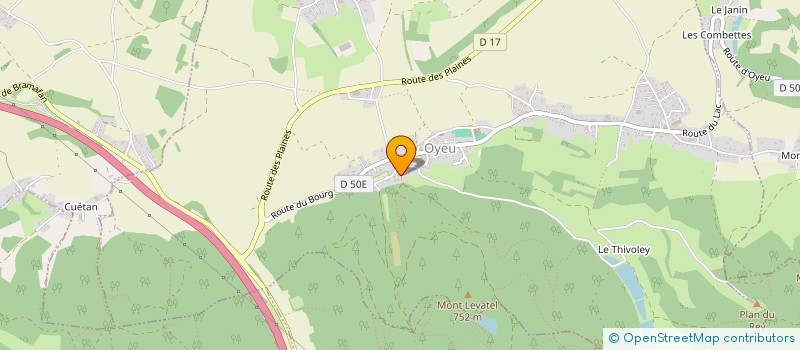 localisation de l'entreprise MONSIEUR FRANCESCO SICORELLO  OYEU