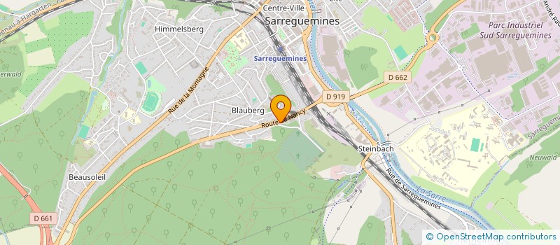 localisation de l'entreprise MONSIEUR FRANCESCO SORRENTINO  SARREGUEMINES