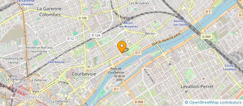 localisation de l'entreprise MONSIEUR FRANCESCO STARACE  COURBEVOIE