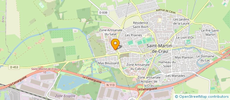 localisation de l'entreprise MONSIEUR FRANCESCO SURACI à SAINT-MARTIN-DE-CRAU