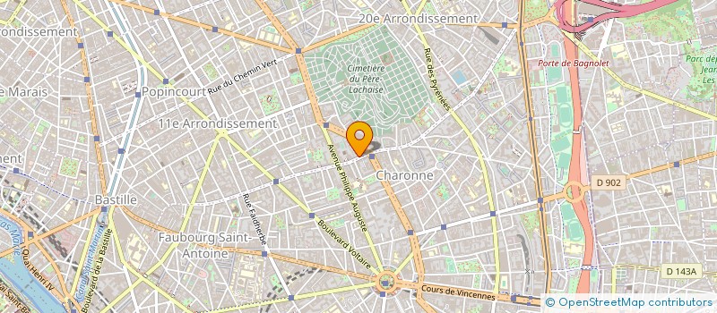localisation de l'entreprise MONSIEUR FRANCESCO TRIONFETTI à PARIS