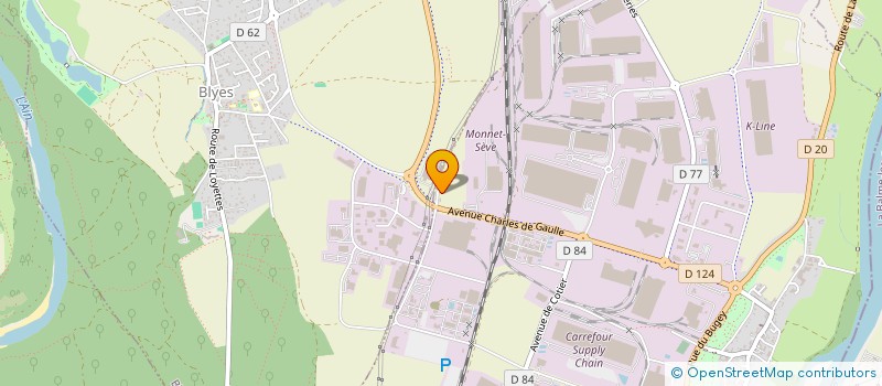 localisation de l'entreprise MONSIEUR FRANCESCO VIGLIAROLO  LAGNIEU