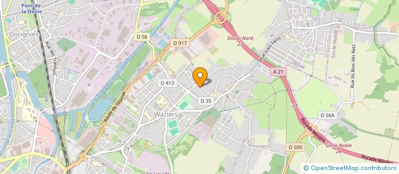 localisation de l'entreprise MONSIEUR FRANCESKO RIZVANOVIC  WAZIERS