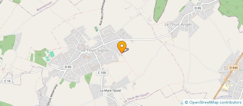 localisation de l'entreprise MONSIEUR FRANCIANO GARCIA ALVES  LE THUIT DE L'OISON