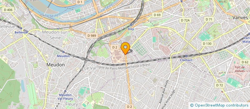 localisation de l'entreprise MONSIEUR FRANCINE SENGA à CLAMART
