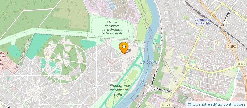 localisation de l'entreprise MONSIEUR FRANCINEIDE LOPES ROUSSEAU  MAISONS-LAFFITTE