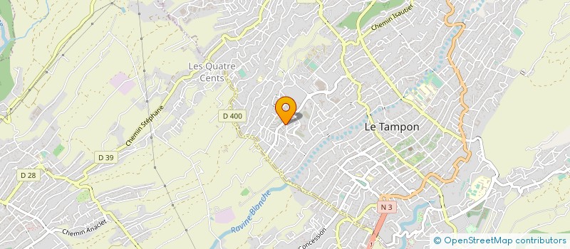 localisation de l'entreprise MONSIEUR FRANCINET HOAREAU à LE TAMPON