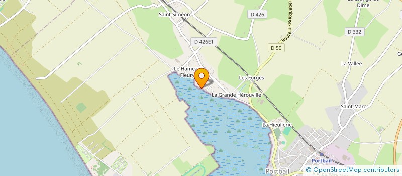 localisation de l'entreprise MONSIEUR FRANCIS ADAM  PORT-BAIL-SUR-MER