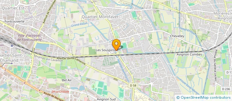 localisation de l'entreprise MONSIEUR FRANCIS AIGUIER  AVIGNON