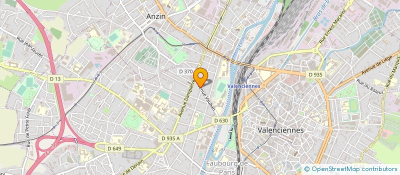 localisation de l'entreprise MONSIEUR FRANCIS ALDEBERT à VALENCIENNES