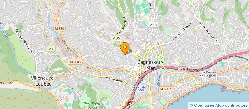 localisation de l'entreprise MONSIEUR FRANCIS ALLERY à CAGNES-SUR-MER