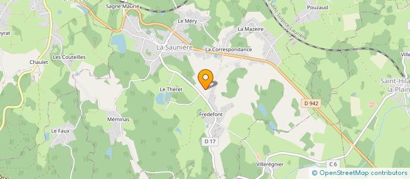 localisation de l'entreprise MONSIEUR FRANCIS ALLOCHON  LA SAUNIERE