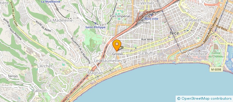 localisation de l'entreprise MONSIEUR FRANCIS AMALBERTI à NICE
