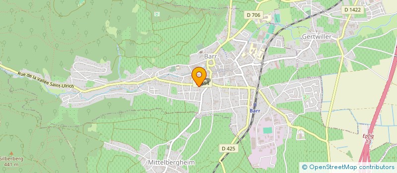 localisation de l'entreprise MONSIEUR FRANCIS AMBERG  BARR