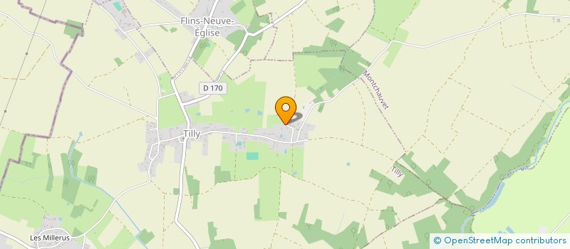 localisation de l'entreprise MONSIEUR FRANCIS ANSEAUME  TILLY