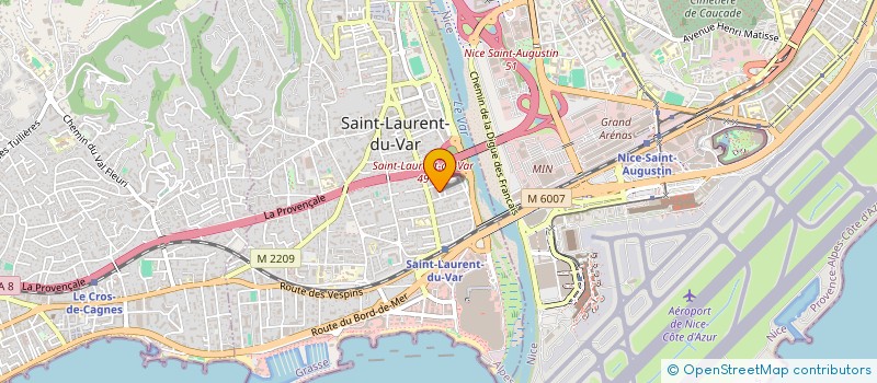 localisation de l'entreprise MONSIEUR FRANCIS APERT à SAINT-LAURENT-DU-VAR