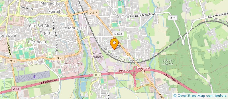 localisation de l'entreprise MONSIEUR FRANCIS ARA  SEMEAC