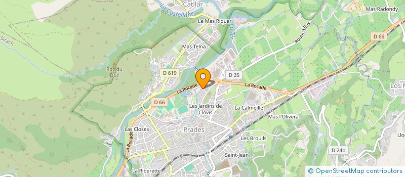 localisation de l'entreprise MONSIEUR FRANCIS ARGELES à PRADES