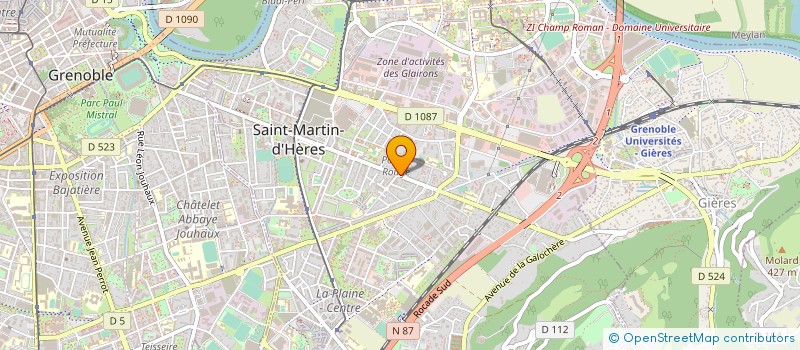 localisation de l'entreprise MONSIEUR FRANCIS ARNAUD  SAINT-MARTIN-D'HERES