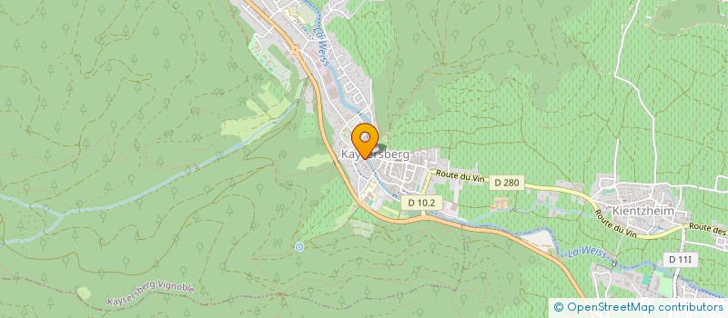 localisation de l'entreprise MONSIEUR FRANCIS ARNOUX  KAYSERSBERG VIGNOBLE