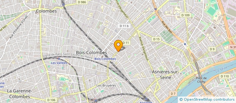 localisation de l'entreprise MONSIEUR FRANCIS ARRAGON  ASNIERES-SUR-SEINE