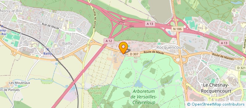 localisation de l'entreprise MONSIEUR FRANCIS ATTIKPO-MAGLOE  LE CHESNAY-ROCQUENCOURT