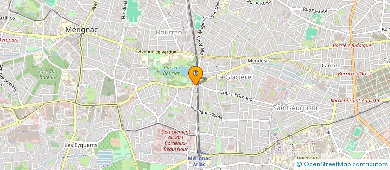 localisation de l'entreprise MONSIEUR FRANCIS AUDAP  MERIGNAC