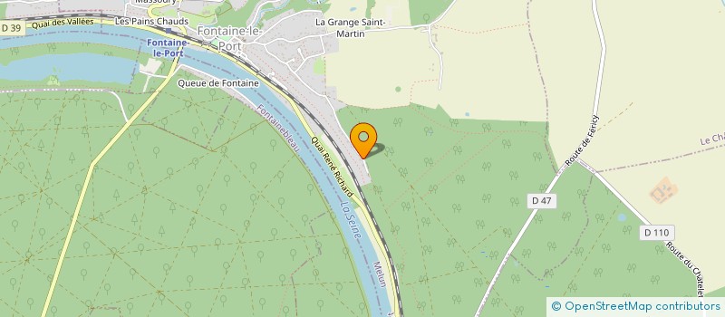 localisation de l'entreprise MONSIEUR FRANCIS AUDEFROY  FONTAINE-LE-PORT