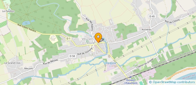 localisation de l'entreprise MONSIEUR FRANCIS AUDON  VEUZAIN-SUR-LOIRE
