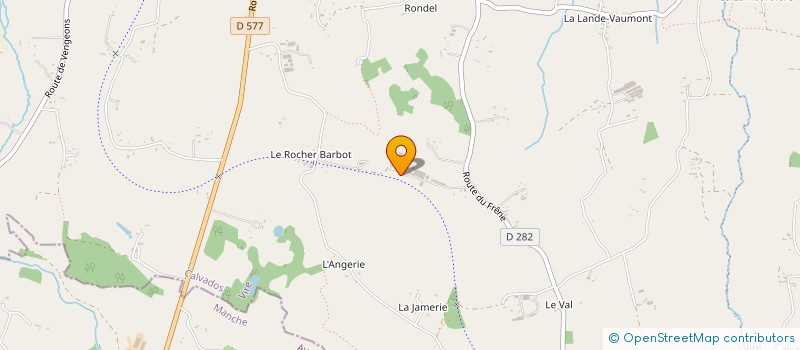 localisation de l'entreprise MONSIEUR FRANCIS AUGUSTE  VIRE-NORMANDIE