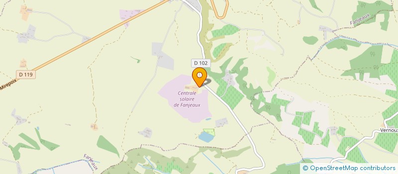 localisation de l'entreprise MONSIEUR FRANCIS AURIOL  FANJEAUX