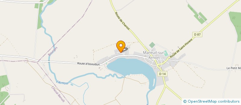 localisation de l'entreprise MONSIEUR FRANCIS AUROUET  CHAROST