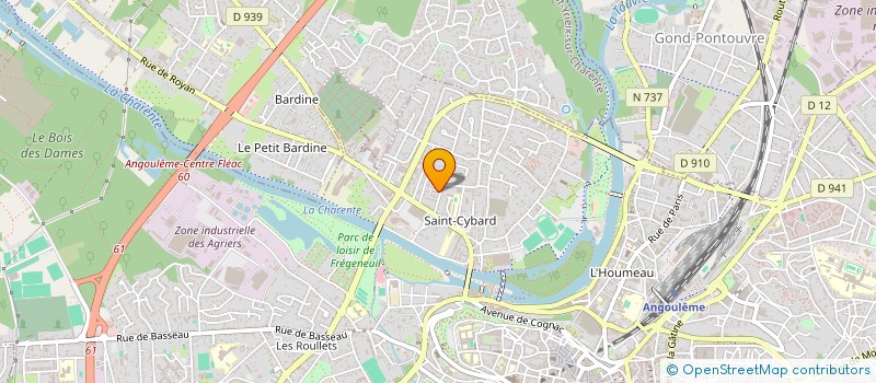 localisation de l'entreprise MONSIEUR FRANCIS AUVIN à ANGOULEME