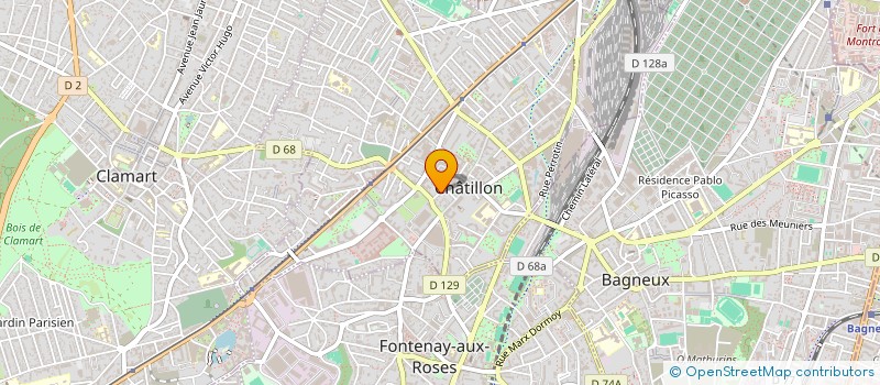 localisation de l'entreprise MONSIEUR FRANCIS AUXIETTE à CHATILLON