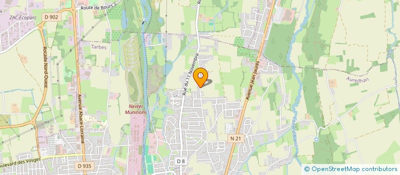 localisation de l'entreprise MONSIEUR FRANCIS BAL  AUREILHAN