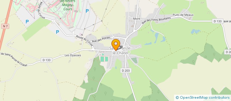 localisation de l'entreprise MONSIEUR FRANCIS BALACE à SAINT-PARIZE-LE-CHATEL