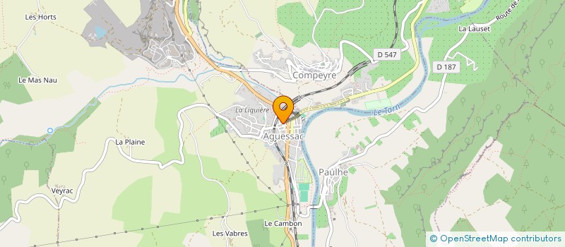 localisation de l'entreprise MONSIEUR FRANCIS BALARD  AGUESSAC