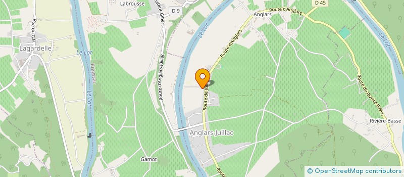 localisation de l'entreprise MONSIEUR FRANCIS BALLU  ANGLARS-JUILLAC