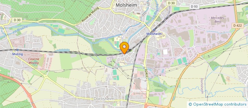 localisation de l'entreprise MONSIEUR FRANCIS BARAT  MOLSHEIM