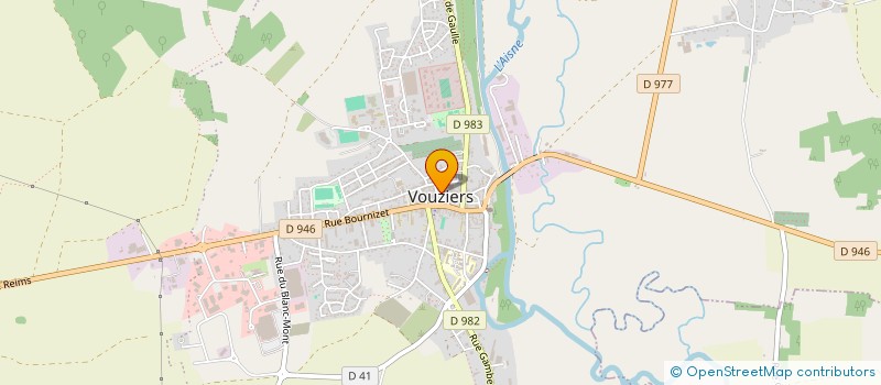 localisation de l'entreprise MONSIEUR FRANCIS BARBIER  VOUZIERS