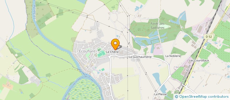 localisation de l'entreprise MONSIEUR FRANCIS BARBOTIN  ECOUFLANT