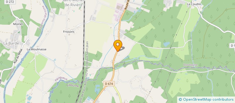 localisation de l'entreprise MONSIEUR FRANCIS BARRACHAT  LA ROCHE-CHALAIS