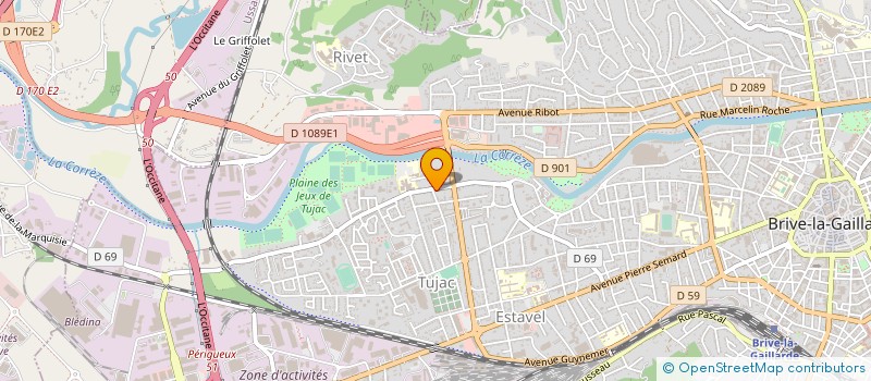 localisation de l'entreprise MONSIEUR FRANCIS BARRE  BRIVE-LA-GAILLARDE