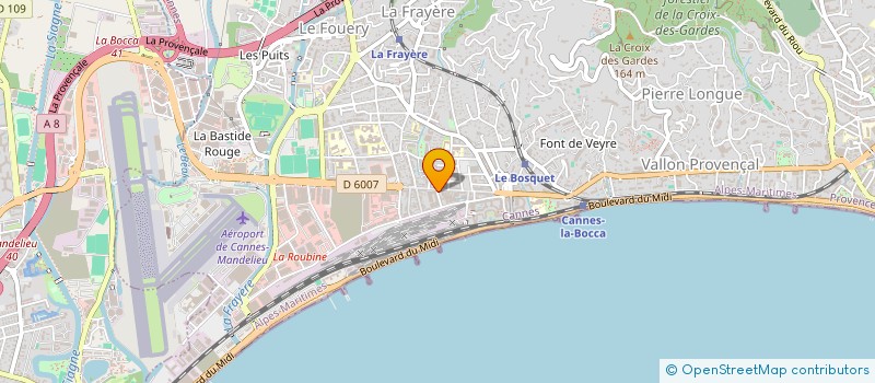localisation de l'entreprise MONSIEUR FRANCIS BARTOLONE à CANNES